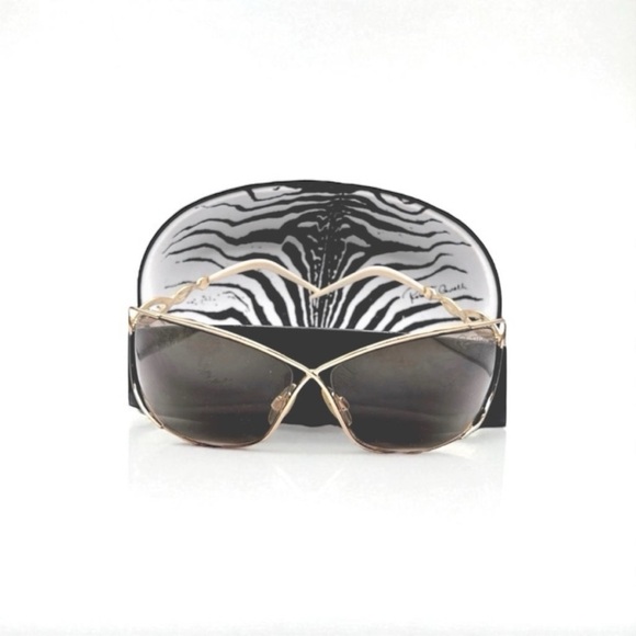 Roberto Cavalli sunglasses Women’s Oversized Designer Sunglasses - Gold - Picture 16 of 16